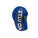 St Lucian Embroidered 3D Cap