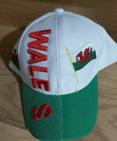 Wales Logo Cap White & Green