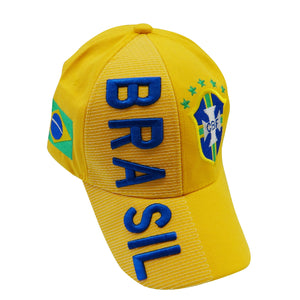 Brazil Yellow flag cap