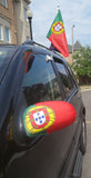 Portugal Green Yellow & Red Side Mirror Cover