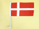 Denmark Car Flag