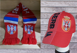 Serbia Cap and Scarf