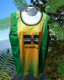 Dominica Flag Tank Top Mesh Sleeveless Jersey
