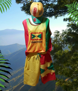 Grenada Flag Mesh Sleeveless Jersey