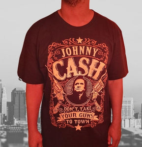Johnny Cash  don't take your guns to town shirt