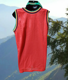 Guyanese Tank Top Mesh Sleeveless Jersey