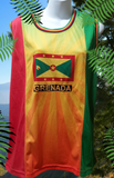 Grenada Flag Mesh Sleeveless Jersey