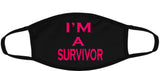 I'm a survivor face mask/Bold expression/2 Layers reusable