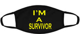 I'm a survivor face mask/Bold expression/2 Layers reusable