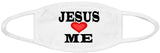 God bless face/Jesus loves me face/Religious bold expression/Reusable 2 layers