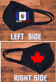 Northwest Territories flag face mask/Canada Provincial flag face mask/Reusable 2 layers/Northwest Territories souvenir