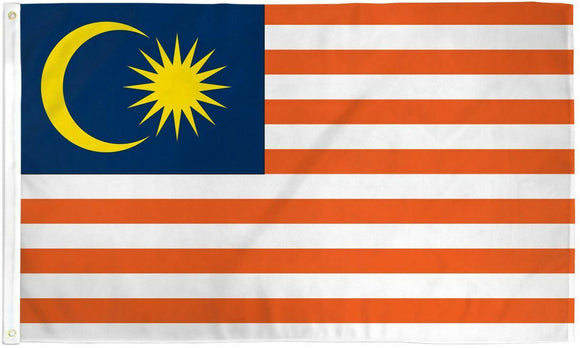 Malaysia 3x5 Flag Indoor Outdoor Souvenir Gift