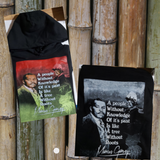 Marcus Garvey 3D Graphic Inspirational Quote Double Sided Hoodie Pullover