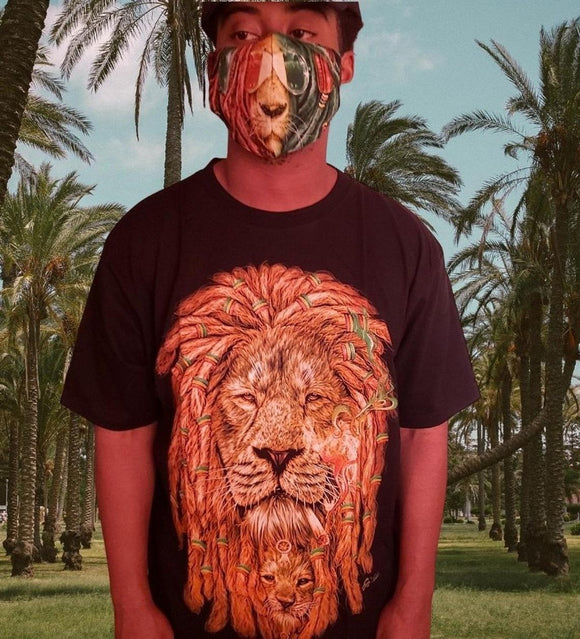 Rasta lion  3D t-shirt 