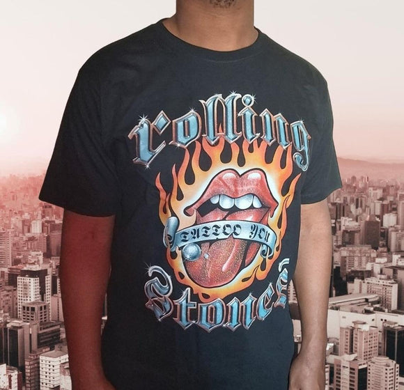 3D Rolling Stones T-shirt