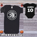 Black and White Personalize Name & Number