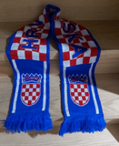 Croatia Flag Knitted Scarf