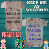 Personalize newborn onesie