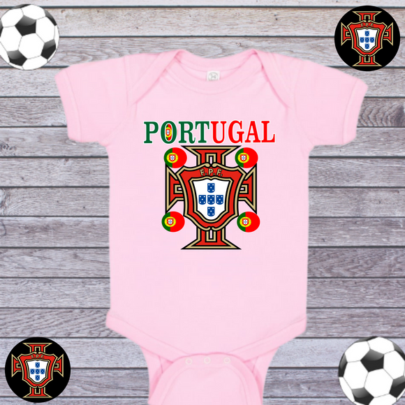 Portugal New Pink Baby Romper