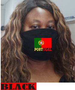 Portugal Flag Face Mask/Azores Flag Face Mask/Reusable/Gift