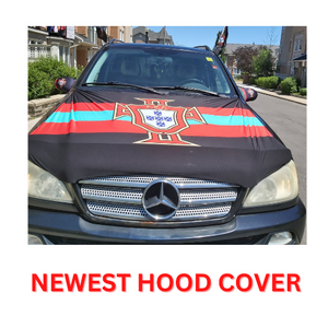 Portugal New FPF Black Flag Hood Cover
