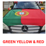 Portugal Red Green and Yellow Hood Cover