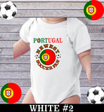 Portugal newest  fan baby bodysuit 