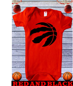 Toronto Raptors Red Onesie 