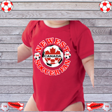 Canada Red Baby Onsie