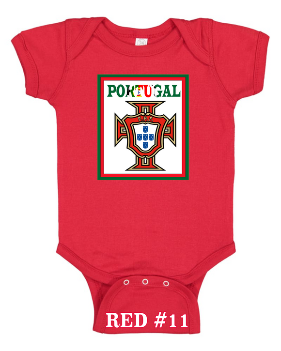 Portuguese New Red Onesie