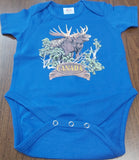  Blue Mouse Baby Bodysuit 