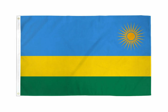 Rwanda 3x5 Flag