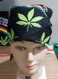 Rastafari weed headwrap