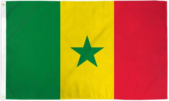 Senegal 3x5 Polyester Indoor Outdoor Flag 