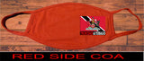 Trinidad and Tobago flag face mask/2 Layers cotton material/Trinidad mini flag/Reusable