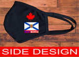 Nova Scotia flag face mask/Canada Provincial flag face mask/Reusable 2 layers/Nova Scotia souvenir