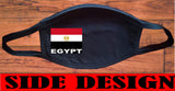 Egypt flag face mask/2 Layers cotton material/Egypt mini flag/Reusable/Gift