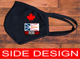 Newfoundland  flag face mask/Canada provincial face mask/2 layer reusable/Newfoundland  souvenir