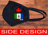 Yukon flag face mask/Canada Provincial flag face mask/Reusable 2 layers/Yukon souvenir