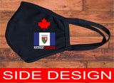 Northwest Territories flag face mask/Canada Provincial flag face mask/Reusable 2 layers/Northwest Territories souvenir