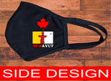 Nunavut flag face mask/Canada Provincial flag face mask/Reusable 2 layers/Nunavut souvenir