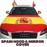 Spain Flag Car Van Hood Cover