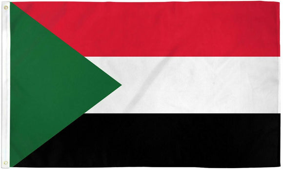 Sudan 3x5 Flag