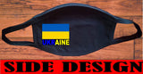 Ukraine flag face mask/2 layers and Reusable/Souvenir/Gift