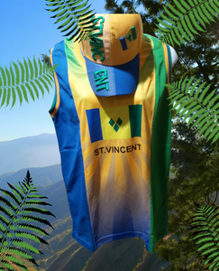 St Vincent And The Grenadines Tank Top Mesh Sleeveless Jersey