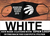 We the North design face mask /Breaking News NBA Champion 2019/Reusable