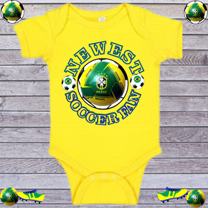 Brazil Personalize Baby Souvenir Romper