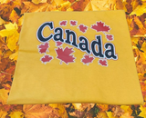 Yellow Maple Leaf Kids Shirt