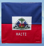 Haitian flag bandana