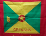 Grenada flag bandana handkerchief/Grenadian flag headwrap carnival gear/Grenadian heritage gift